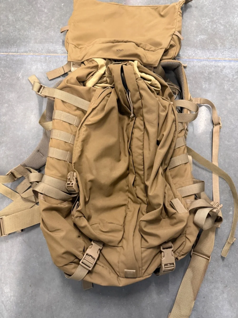 Mystery Ranch Special Operations Issue SATL Assault Ruck, Coyote Tan